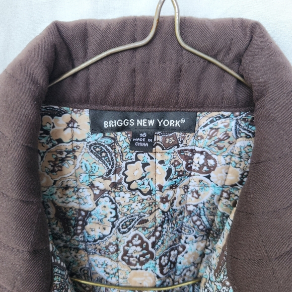 Briggs New York Sz 16 Quilted Jacket - Picture 4 of 7